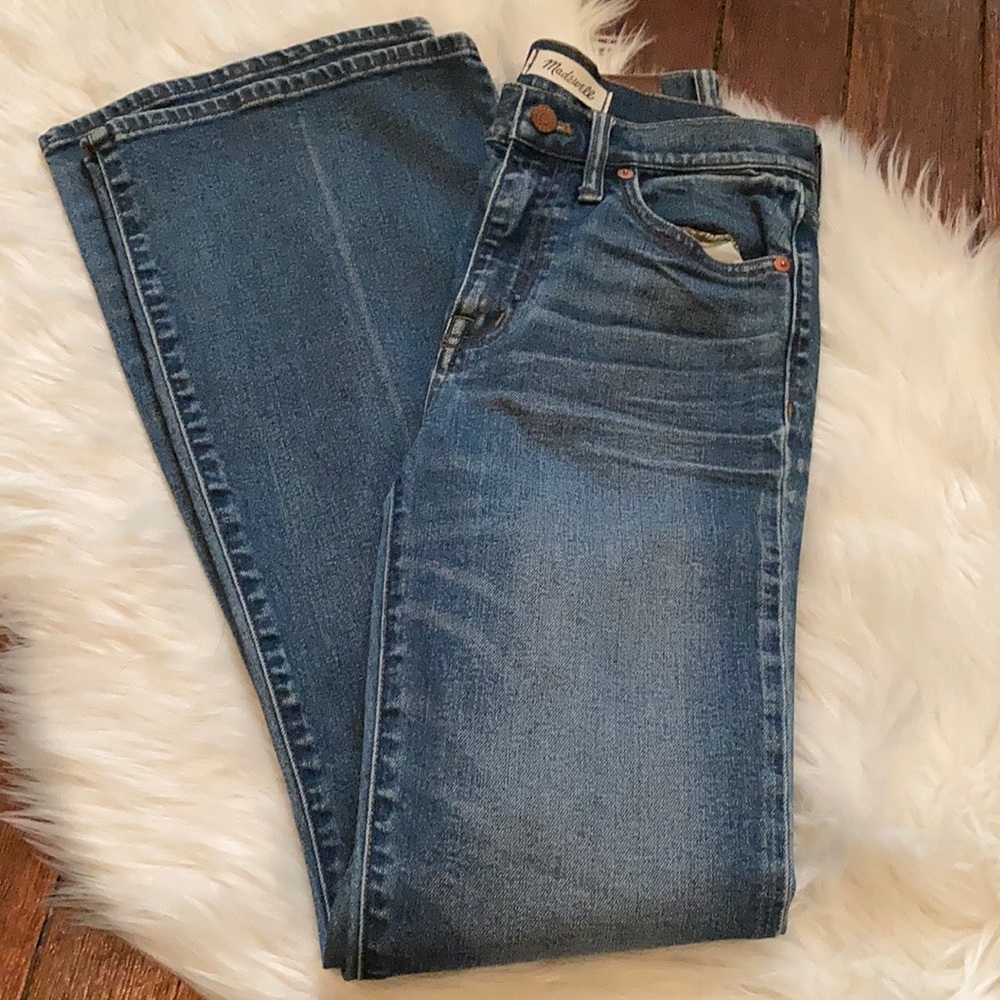 Madewell Denim Flea Market Flares Size 25